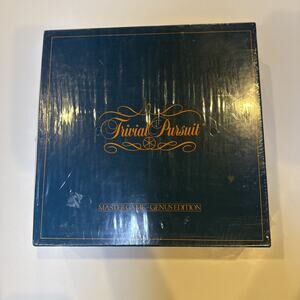 Vintage 1981 Trivial Pursuit Master Game Genius Edition By Horn Abbot New Sealed